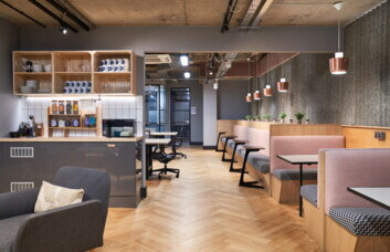 Client breakout space - Crown Place, Work.Life in Liverpool Street