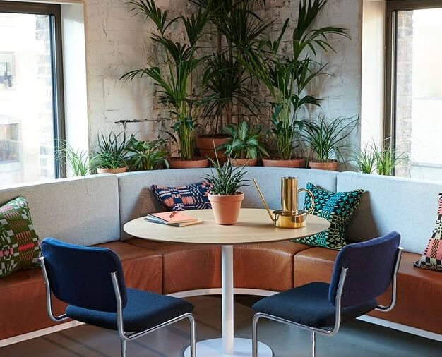 Client breakout space - Devonshire Square, WeWork in Liverpool Street