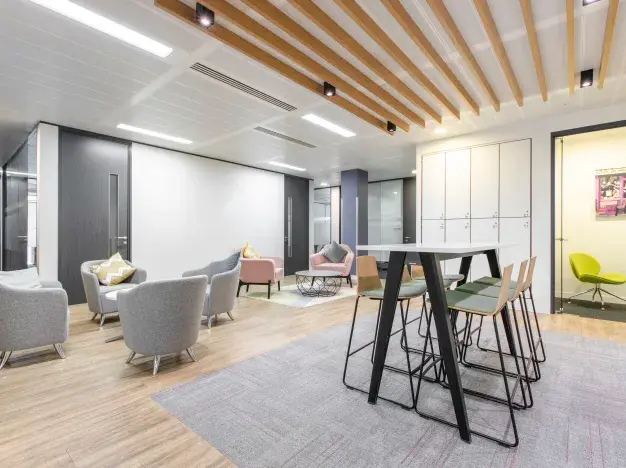 Client Breakout space - St Mary Axe, Regus in Liverpool Street