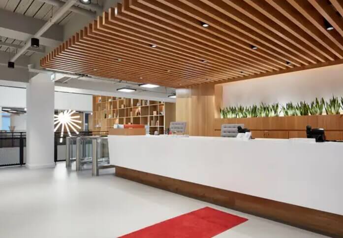 Reception at New Broad Street, Regus in Liverpool Street