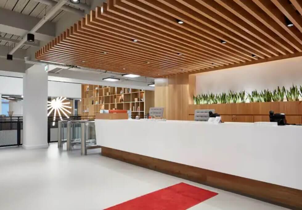 Reception at New Broad Street, Regus in Liverpool Street