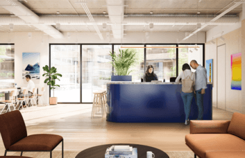 Reception - Devonshire Square, WeWork in Liverpool Street