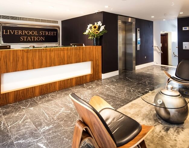 Reception - New Broad Street, The Office Serviced Offices (OSiT) in Liverpool Street