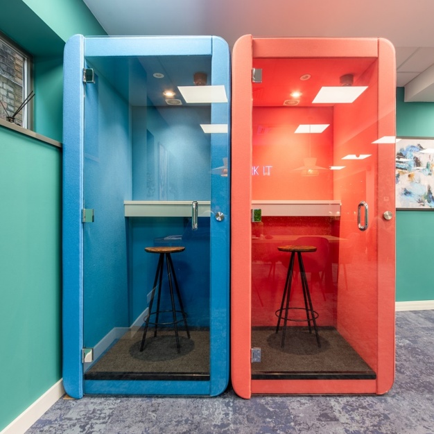 Telephone booth at Victoria Avenue, Podium Space Ltd in Liverpool Street