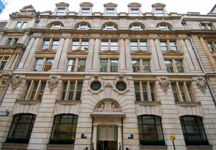 The building at New Broad Street, Regus, Liverpool Street
