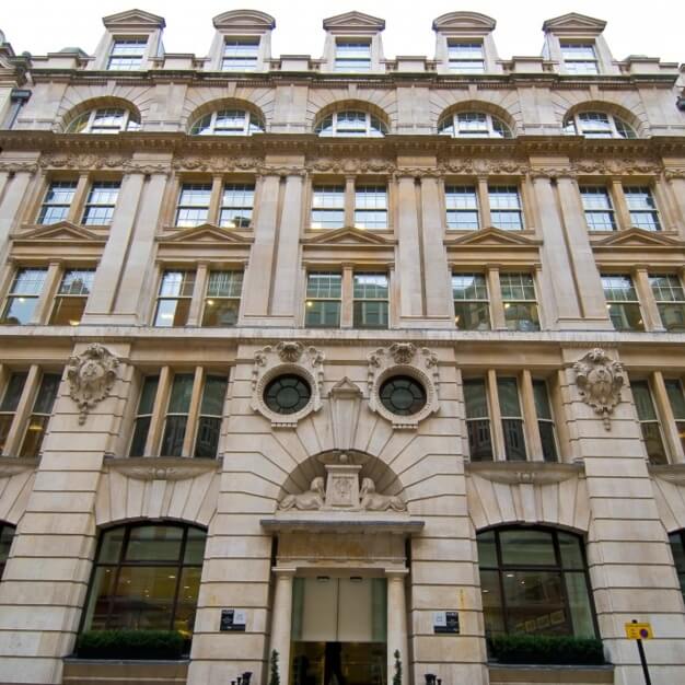 The building at New Broad Street, Regus, Liverpool Street