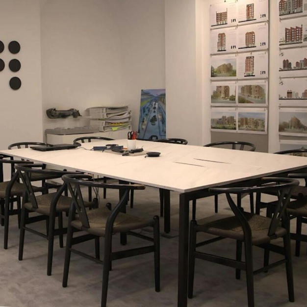 The dedicated meeting room at Devonshire Square, Rubix in Liverpool Street