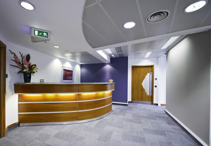 The reception at Old Broad Street, Regus in Liverpool Street