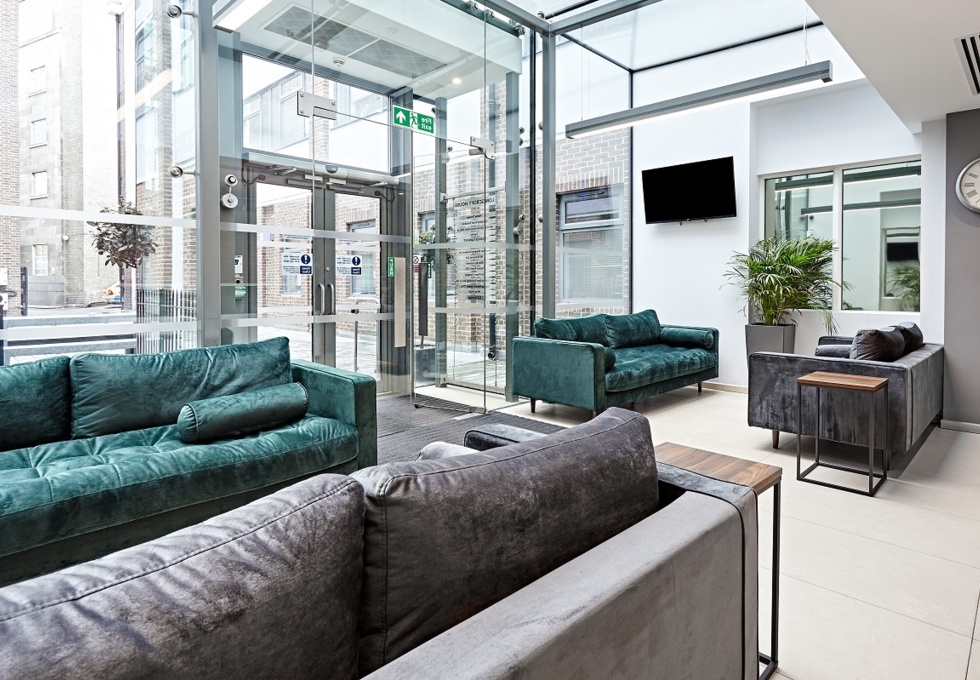 The reception at Victoria Avenue, Podium Space Ltd in Liverpool Street