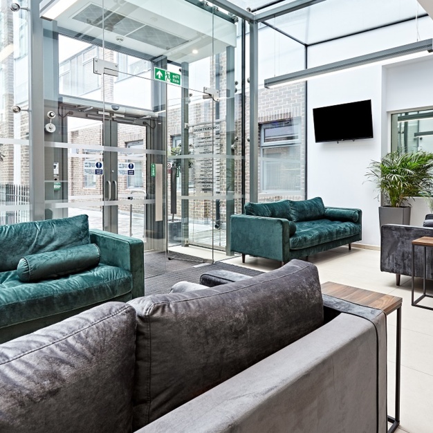 The reception at Victoria Avenue, Podium Space Ltd in Liverpool Street