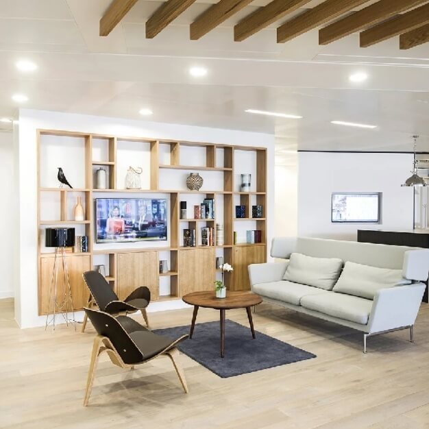A breakout area in London Bridge Street, Regus, London Bridge