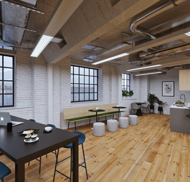 Breakout area in Clink Street, Kitt Technology Limited (London Bridge)
