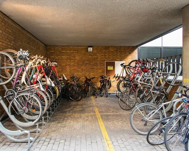 Cycle storage at St Thomas Street, Runway East, London Bridge
