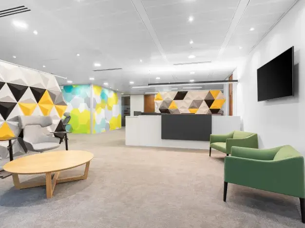 Reception area at More London Riverside, Regus in London Bridge
