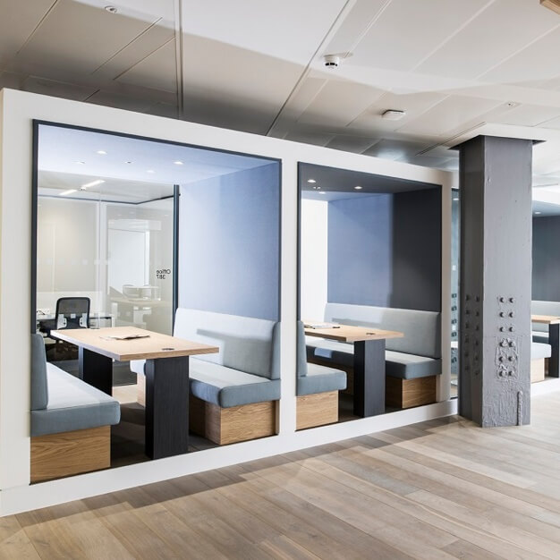 The breakout area for clients - London Bridge Street, Regus