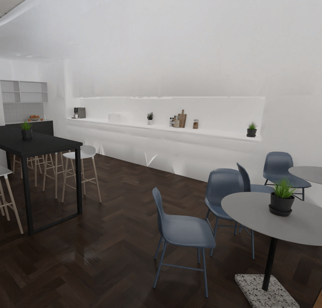 Breakout space for clients - Queen Victoria Street, Kitt Technology Limited in Mansion House
