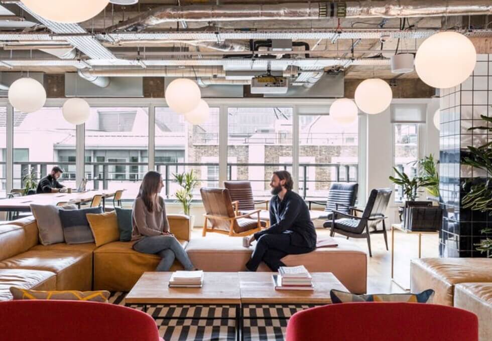 The Breakout area - Queen Street, WeWork (Mansion House)