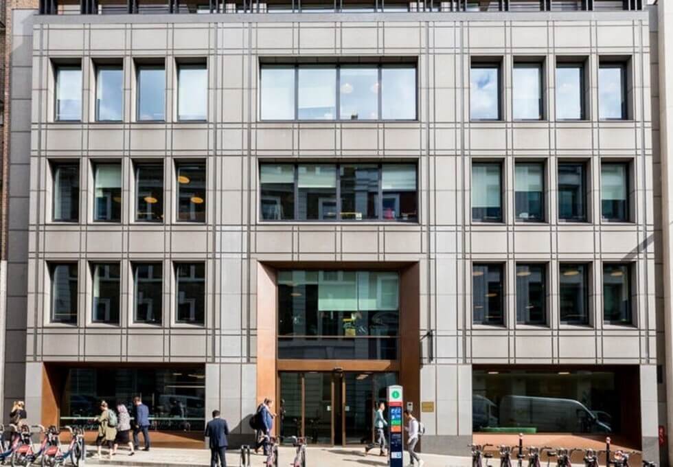 The building at Queen Street, WeWork, Mansion House