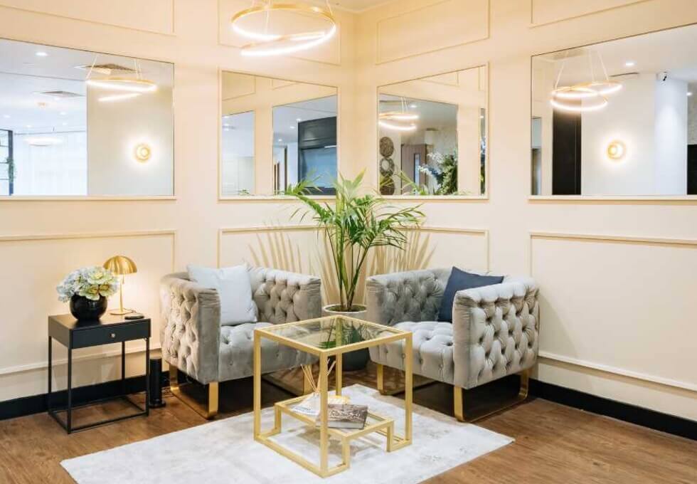 Breakout area at Upper Berkeley Street, One Avenue Group in Marble Arch