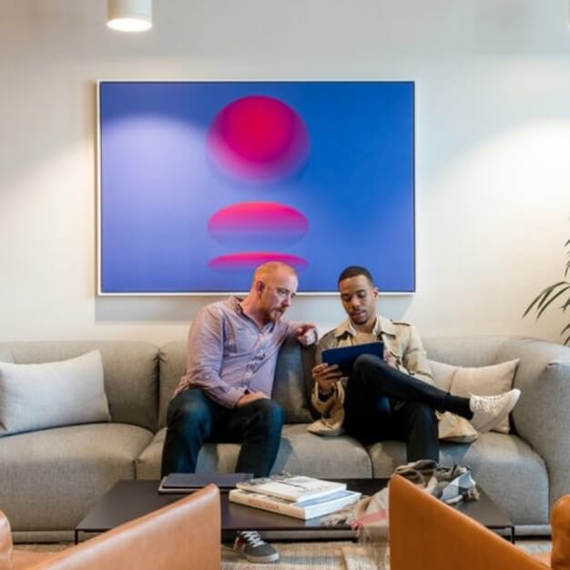 A breakout area in Marylebone Road, WeWork, Marylebone