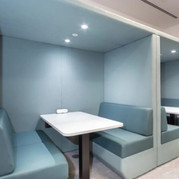 A breakout area in New Cavendish Street, Landmark Space, Marylebone