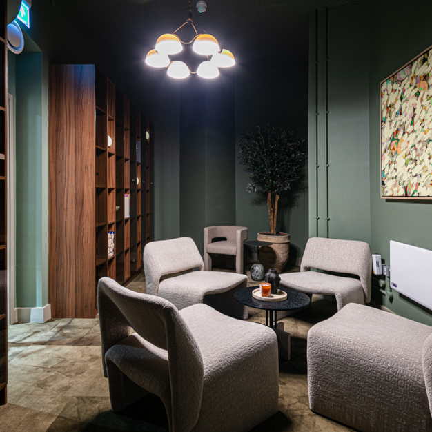 A breakout area in Welbeck Street, Spacemade, Marylebone