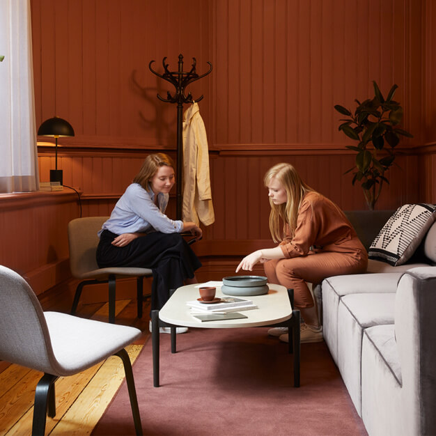 A breakout space in Melcombe Place, FORA, Marylebone