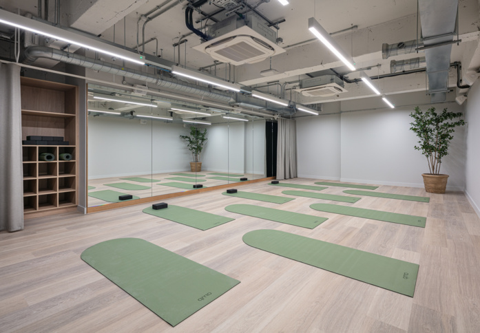 A fitness studio within Portland Place, Spacemade (Marylebone)