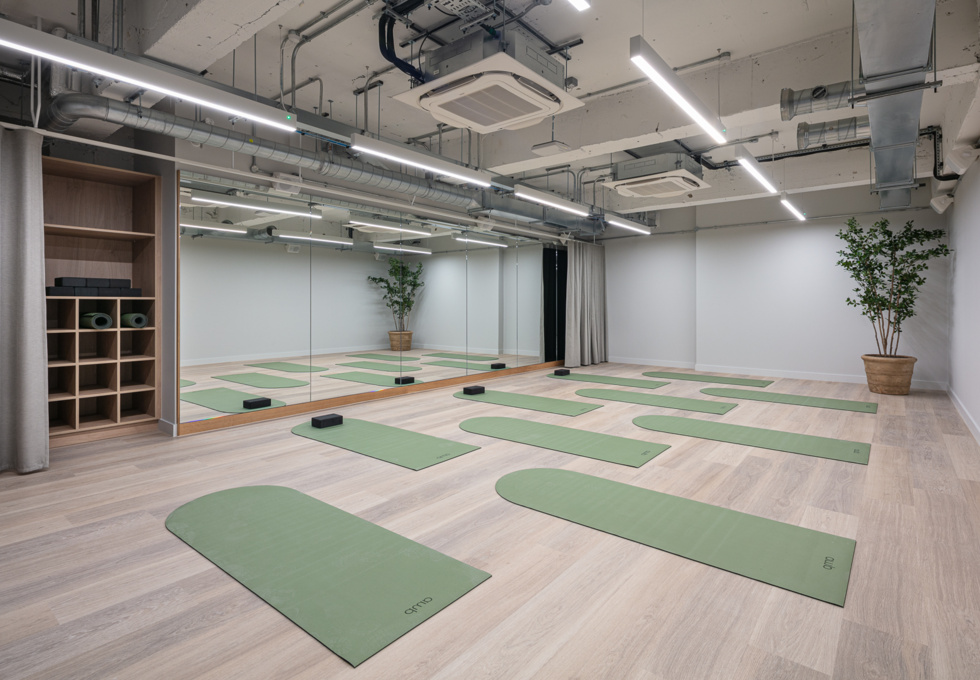 A fitness studio within Portland Place, Spacemade (Marylebone)