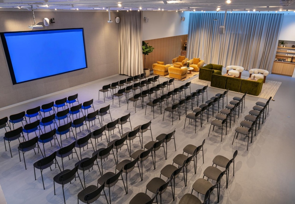 An event space at Portland Place, Spacemade in Marylebone