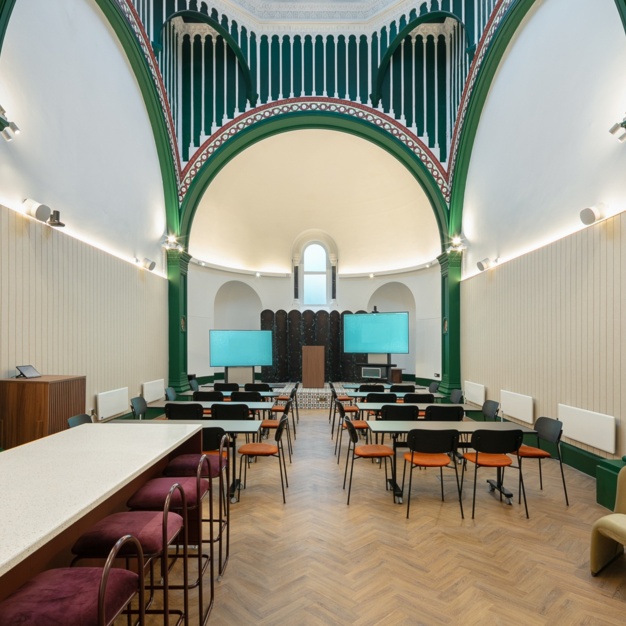 An event space at Welbeck Street, Spacemade in Marylebone