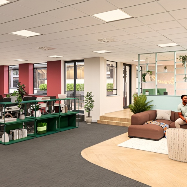 Breakout area at Portland Place, Unity Flexible Office Space in Marylebone
