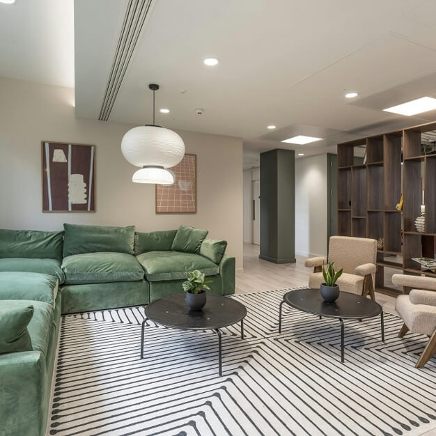 Breakout space, which is dedicated, in Marylebone Road, Colliers (Marylebone)