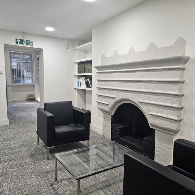 Breakout space, which is dedicated, in Welbeck Street, Made (Marylebone)