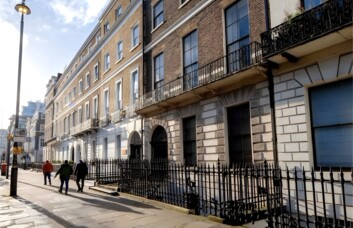 Building outside at Portland Place, Spacemade, Marylebone