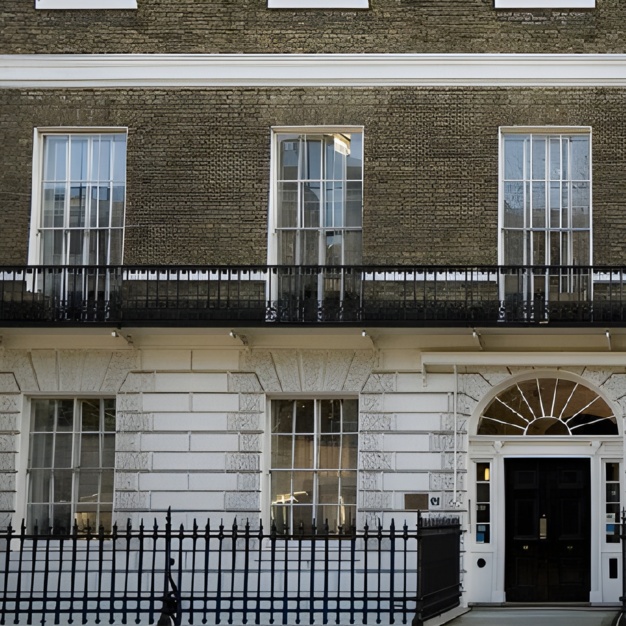 Building outside at Portland Place, Workpad Group Ltd, Marylebone