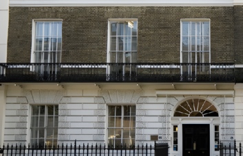 Building outside at Portland Place, Workpad Group Ltd, Marylebone