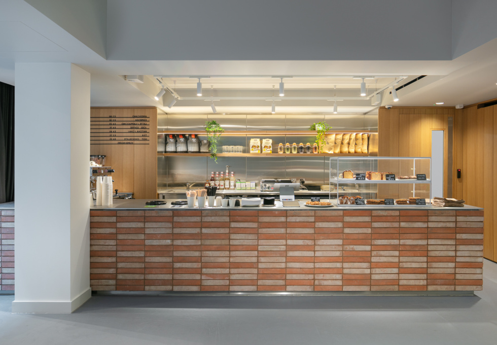 Café area at Portland Place, Spacemade, Marylebone