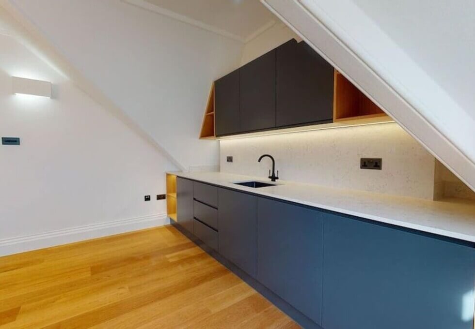 Kitchen at Wigmore Street, Kitt Technology Limited in Marylebone