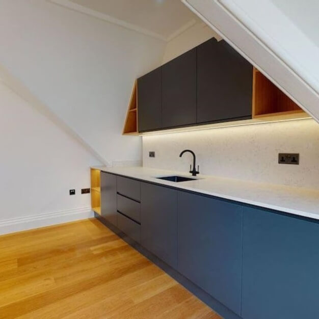 Kitchen at Wigmore Street, Kitt Technology Limited in Marylebone