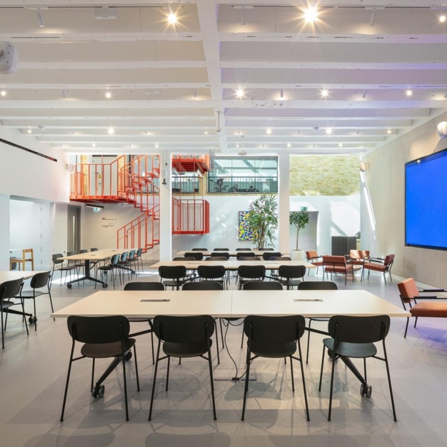 The communal space at Portland Place, Spacemade in Marylebone