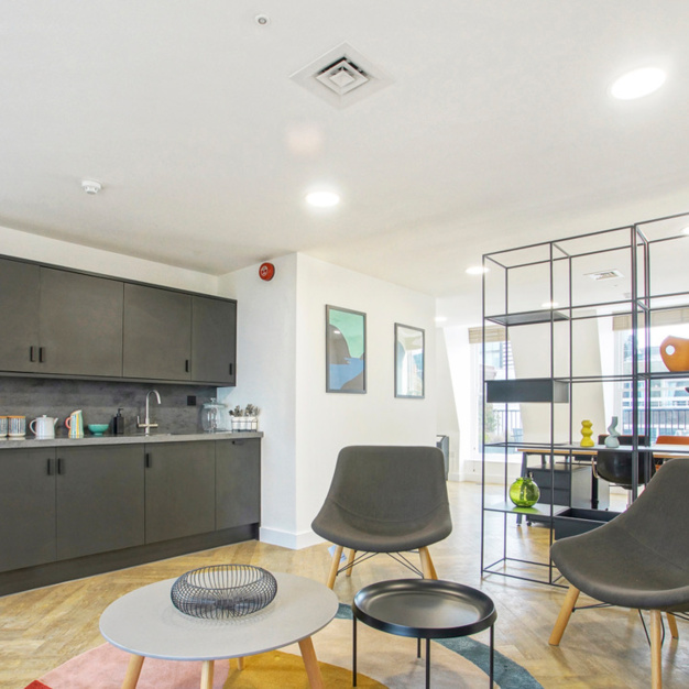 The dedicated kitchen at George Street, Situu in Marylebone