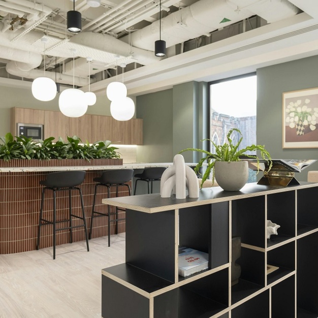 The dedicated kitchen at Marylebone Road, Colliers in Marylebone