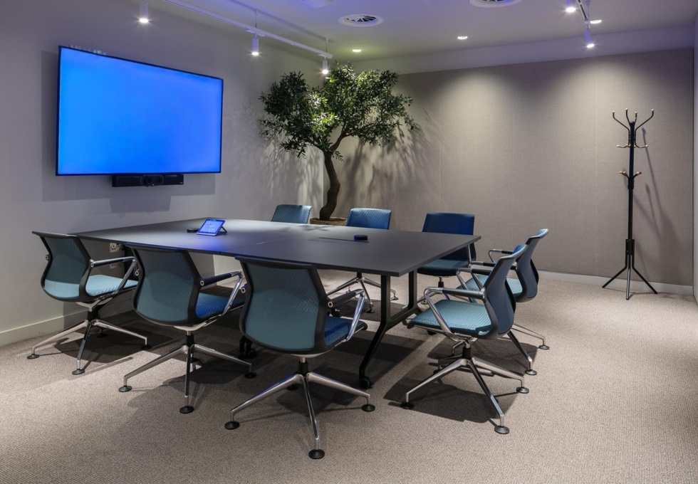The meeting room at Portland Place, Spacemade in Marylebone