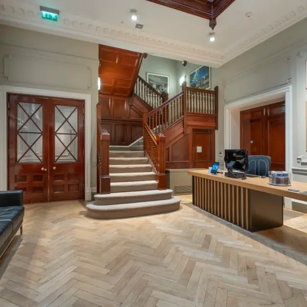The reception at Devonshire Street, Workpad in Marylebone