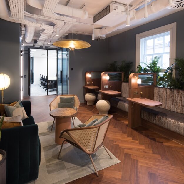 A breakout area in Brook Street, The Arterial Group Ltd, Mayfair