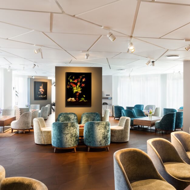 A breakout area in Hay Hill, Mayfair