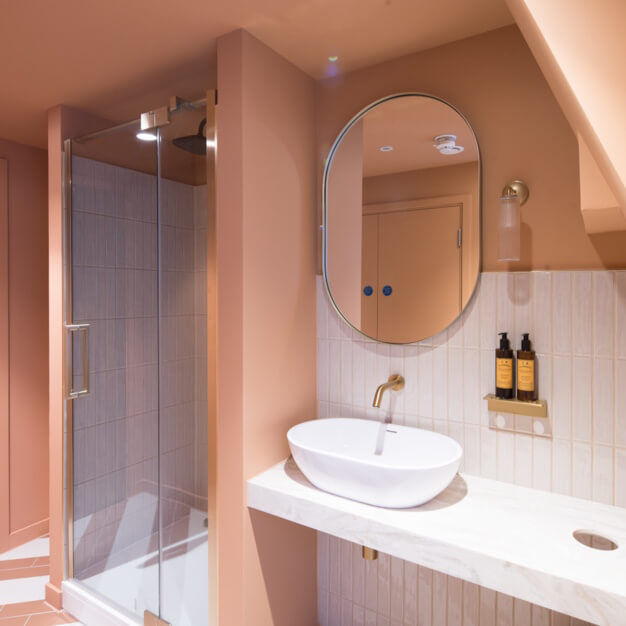 Bathroom facility at Brook Street, The Arterial Group Ltd (Mayfair)