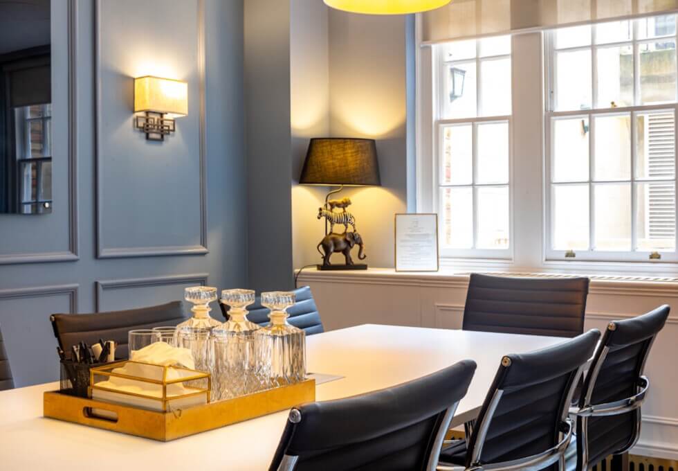Boardroom at Grosvenor Street, Landmark Space in Mayfair