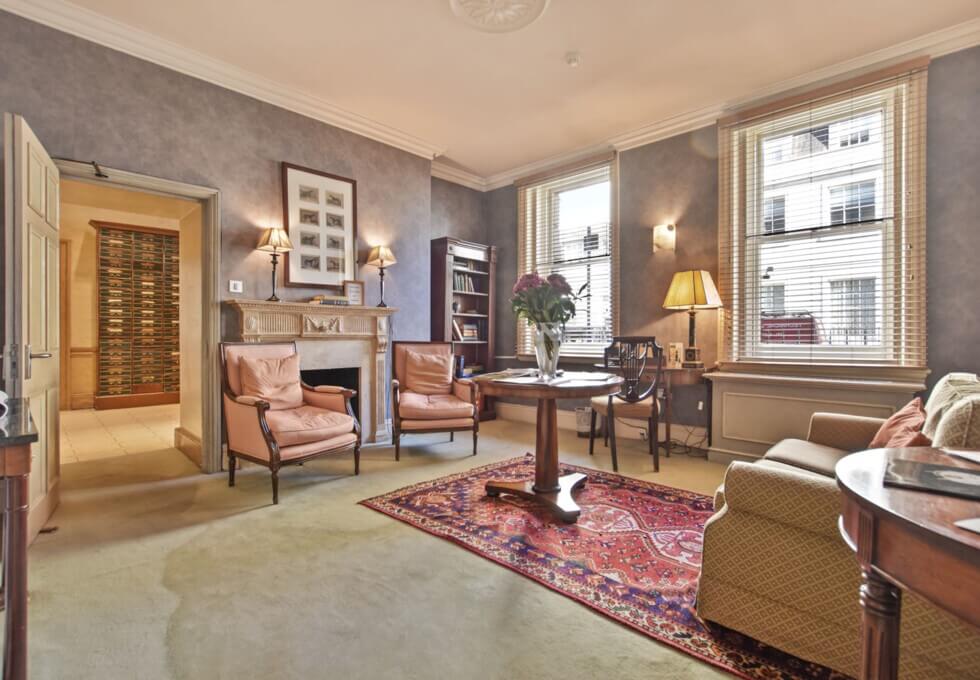 Breakout area at Berkeley Square, Pasley-Tyler Holdings Limited in Mayfair